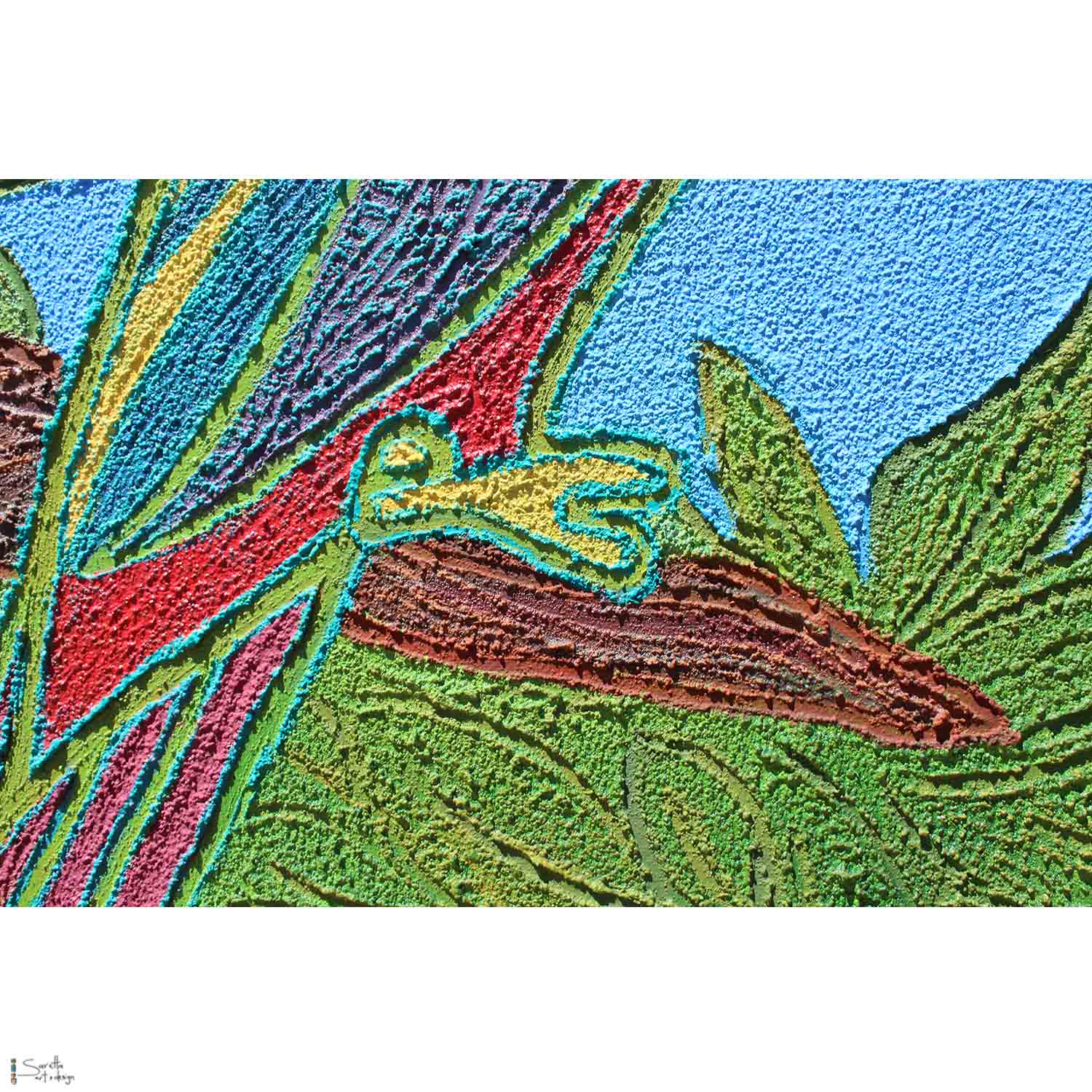 Dhuwulung - Lorikeet - Saretta Art & Design