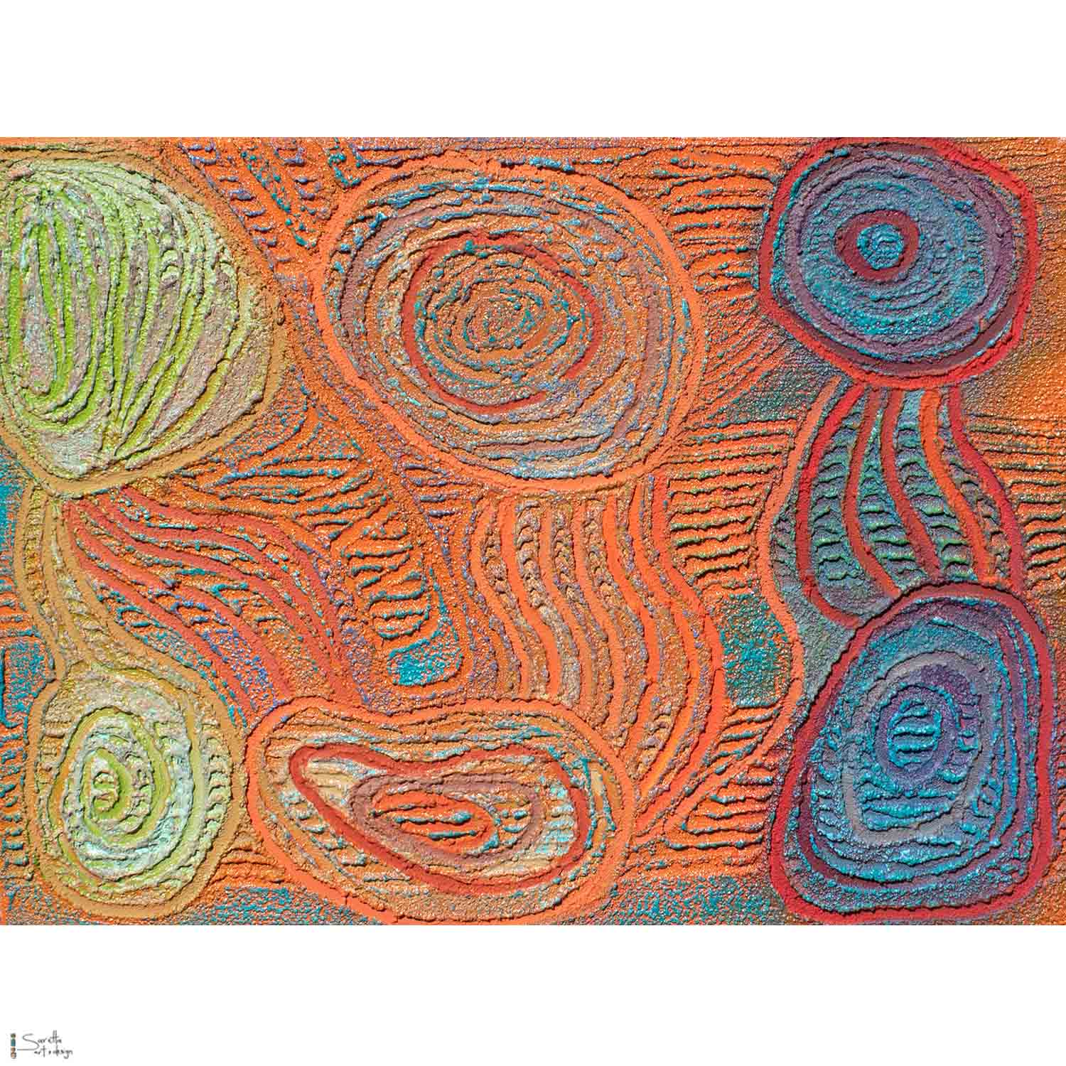 Ngaliinba Borii – Our Songline series 2 - Saretta Art & Design