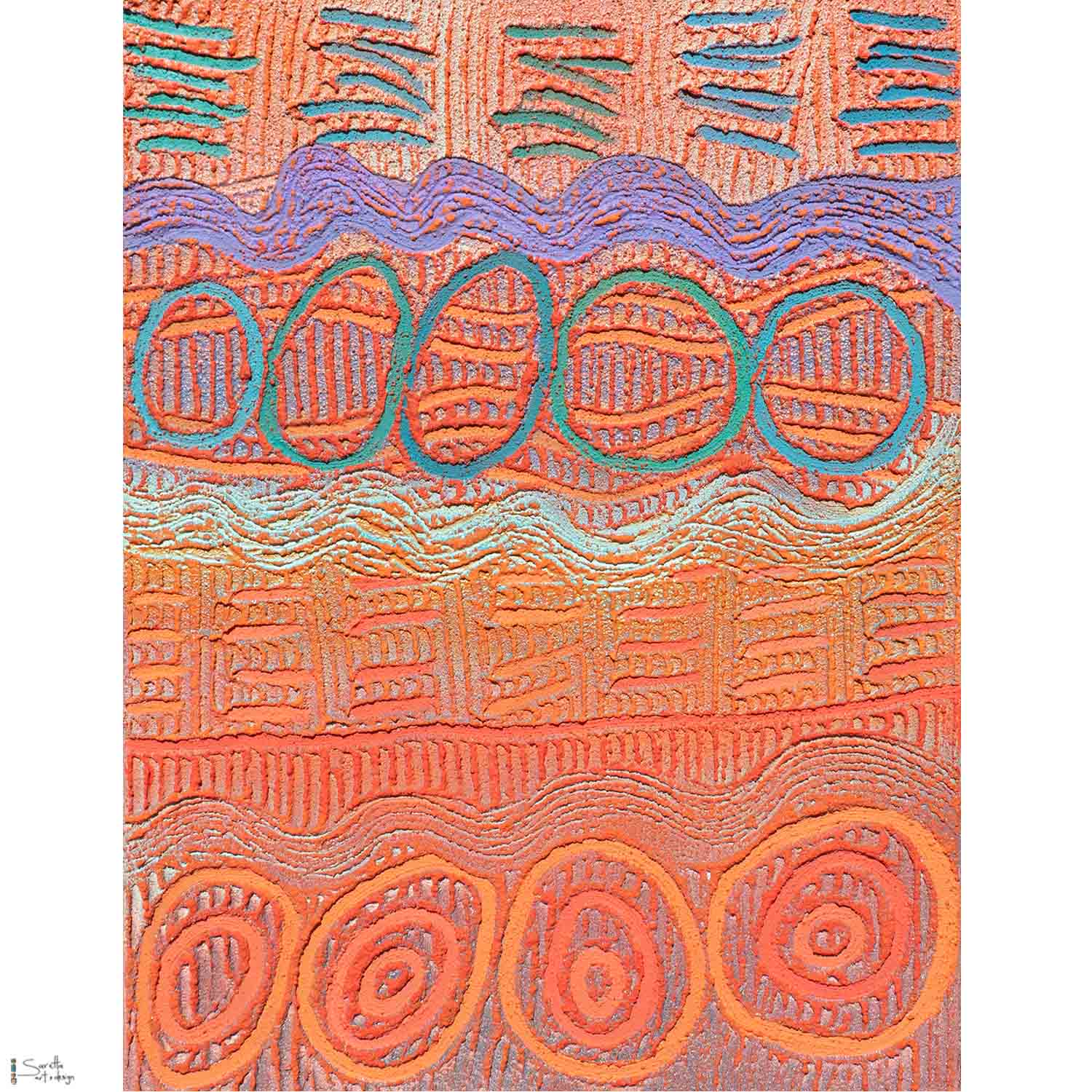 Piriraal – Strength series 3 - Saretta Art & Design