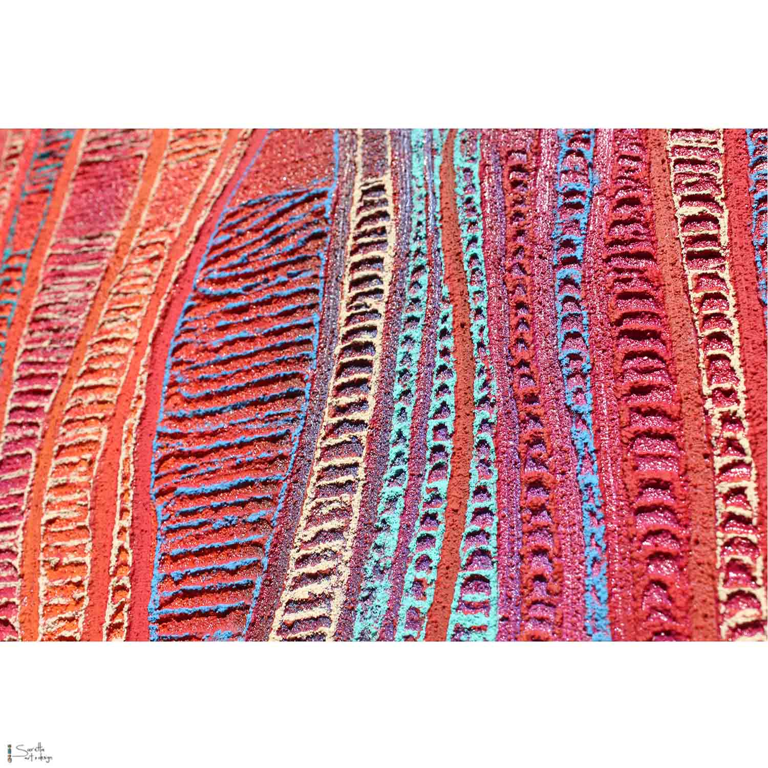 Bantimiti – Message Stick series 19 - Saretta Art & Design