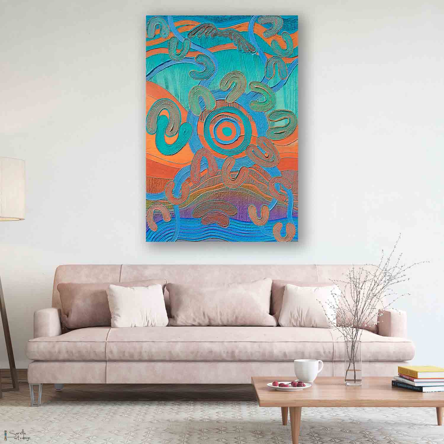 Turool Anambo – Healing Place series 2 - Saretta Art & Design