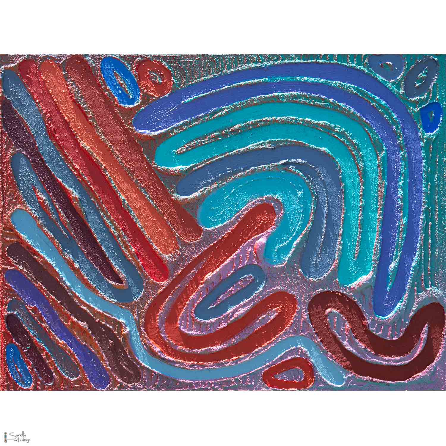 Corroboree series 4 - Saretta Art & Design