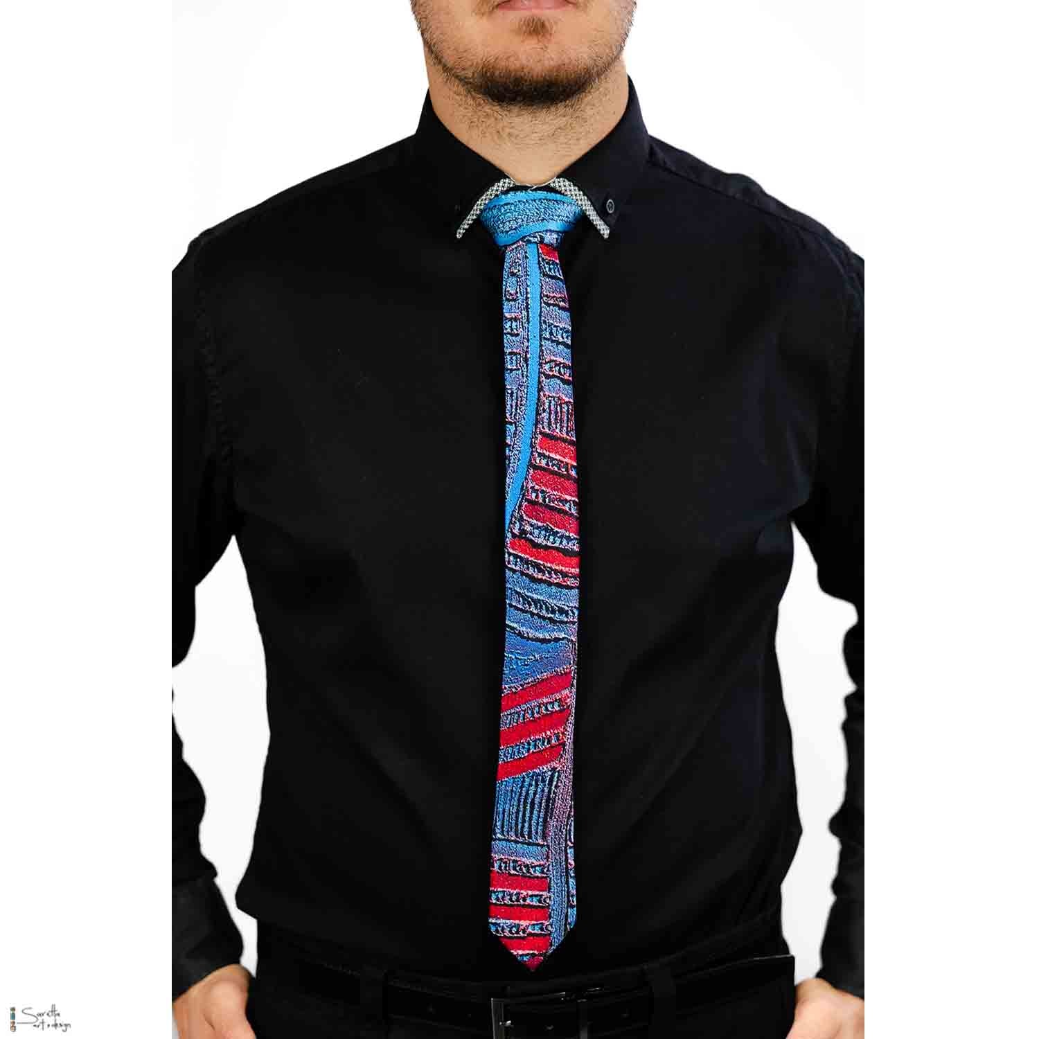 Men's Silk Ties - Wuruwai - Battle - Saretta Art & Design