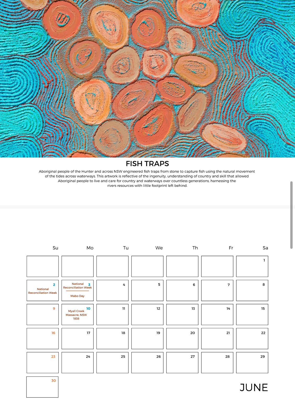 2024 CALENDAR OF SIGNIFICANT INDIGENOUS DATES