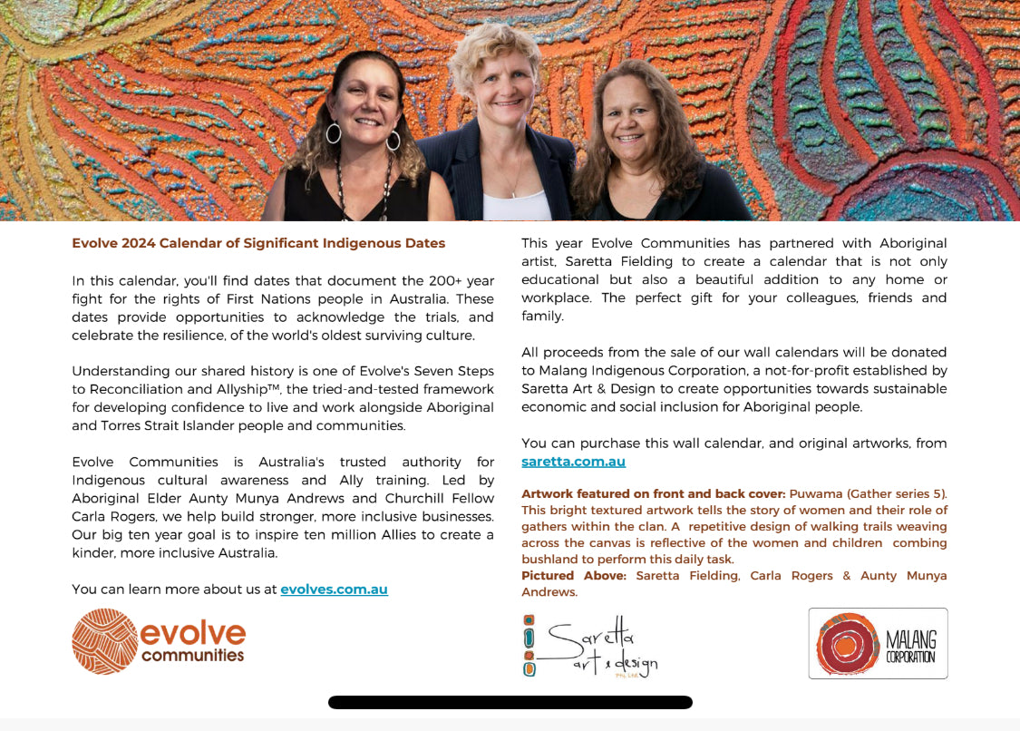 2024 CALENDAR OF SIGNIFICANT INDIGENOUS DATES