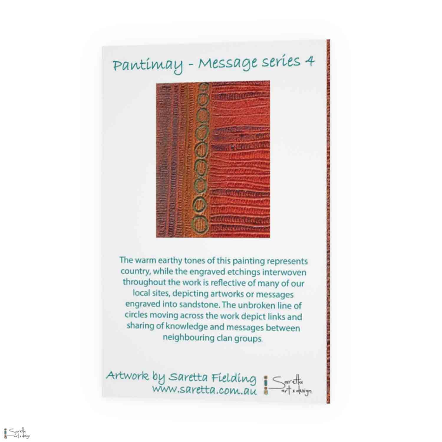 Greeting Card - Pantimay - Message