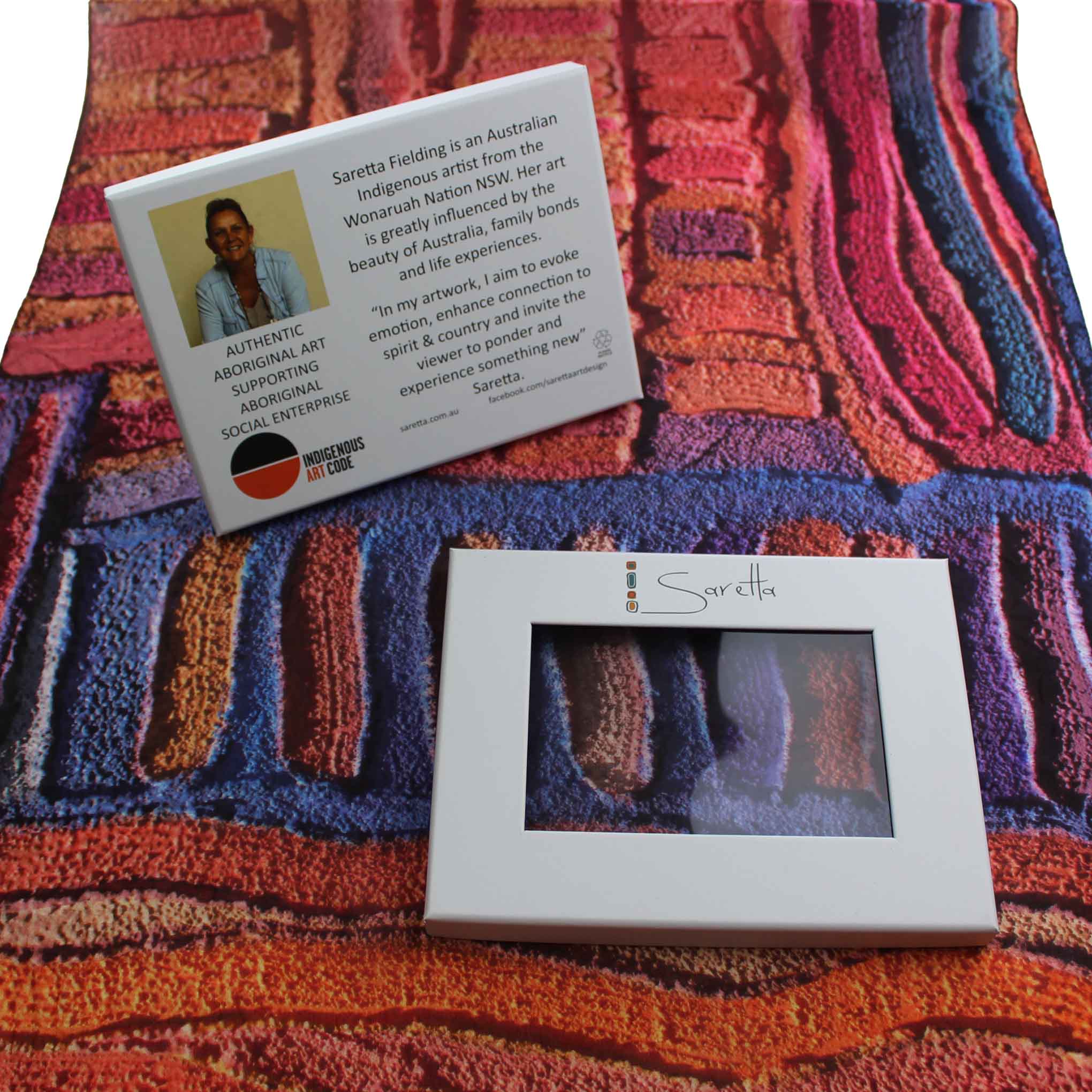 Pila Turr – Sunset Silk Scarf