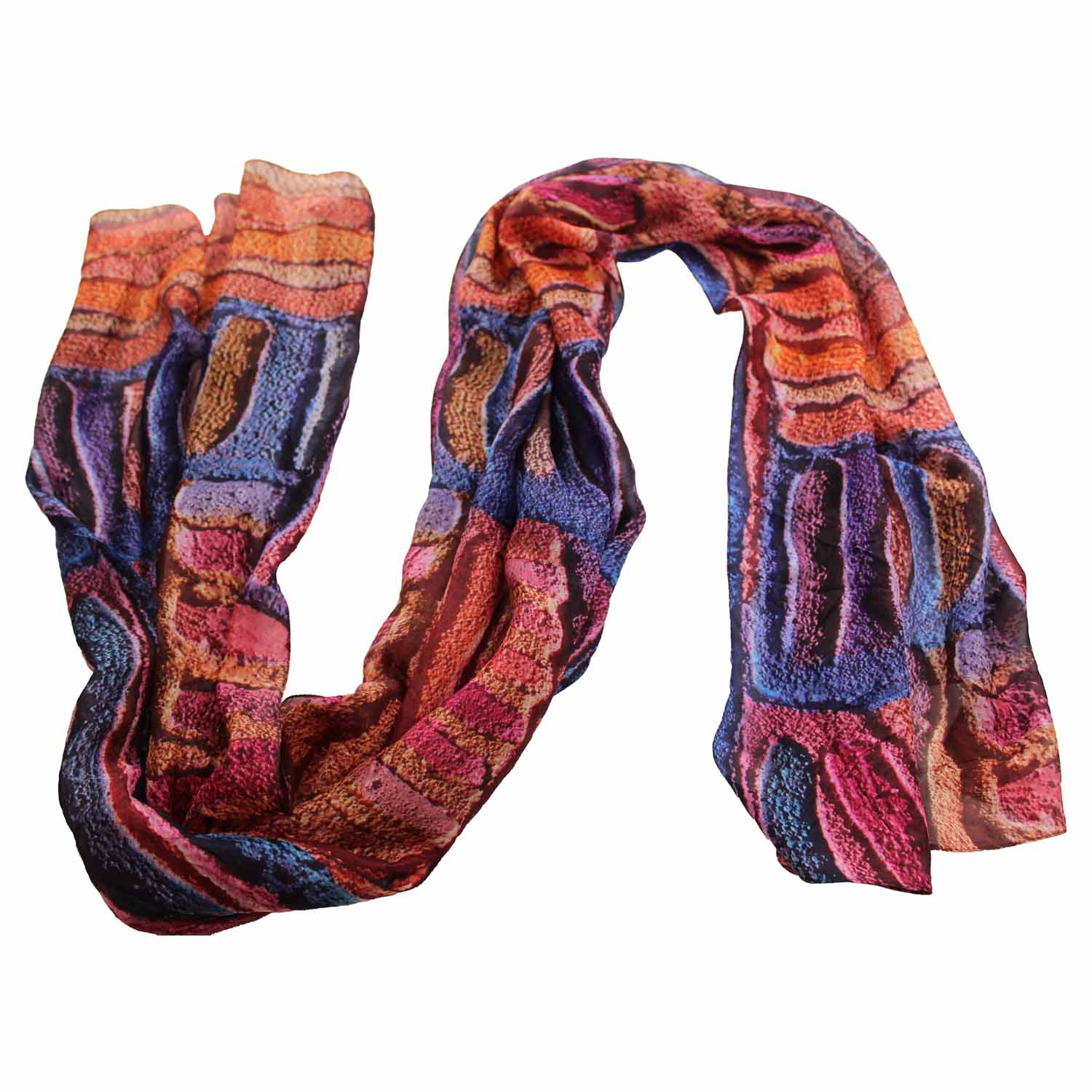 Pila Turr – Sunset Silk Scarf