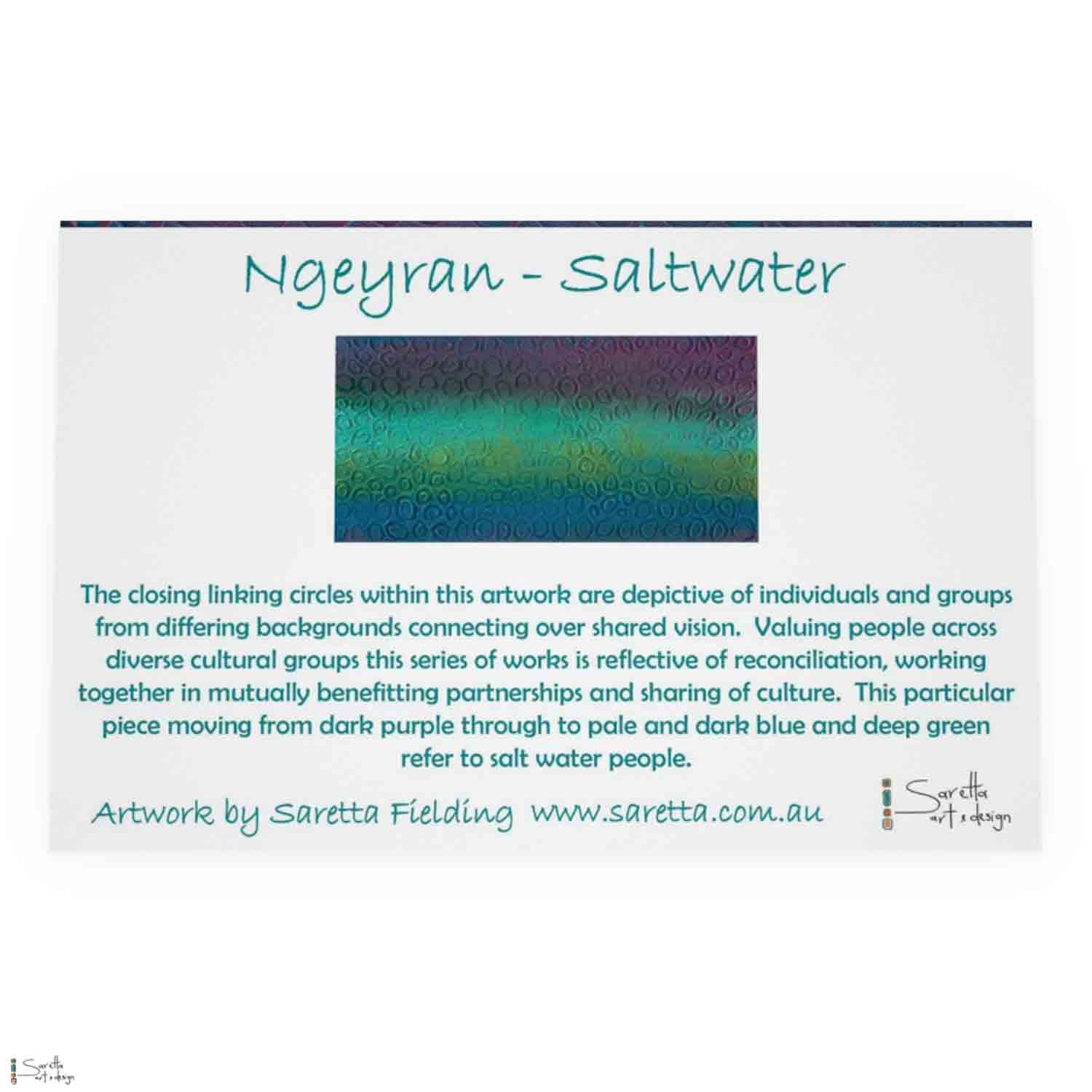 Greeting Card - NGEYRAN - US ALL, SALTWATER PEOPLE