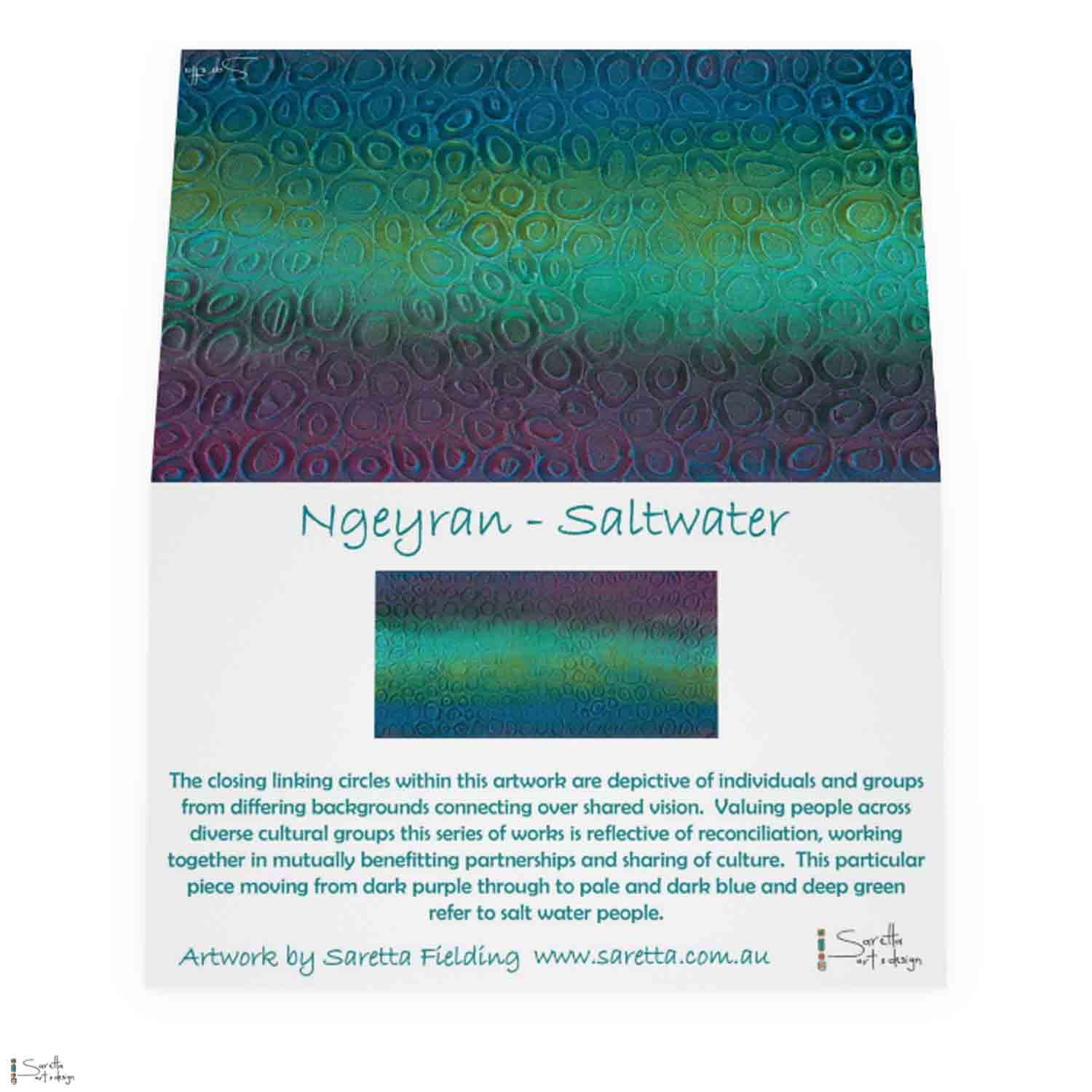Greeting Card - NGEYRAN - US ALL, SALTWATER PEOPLE