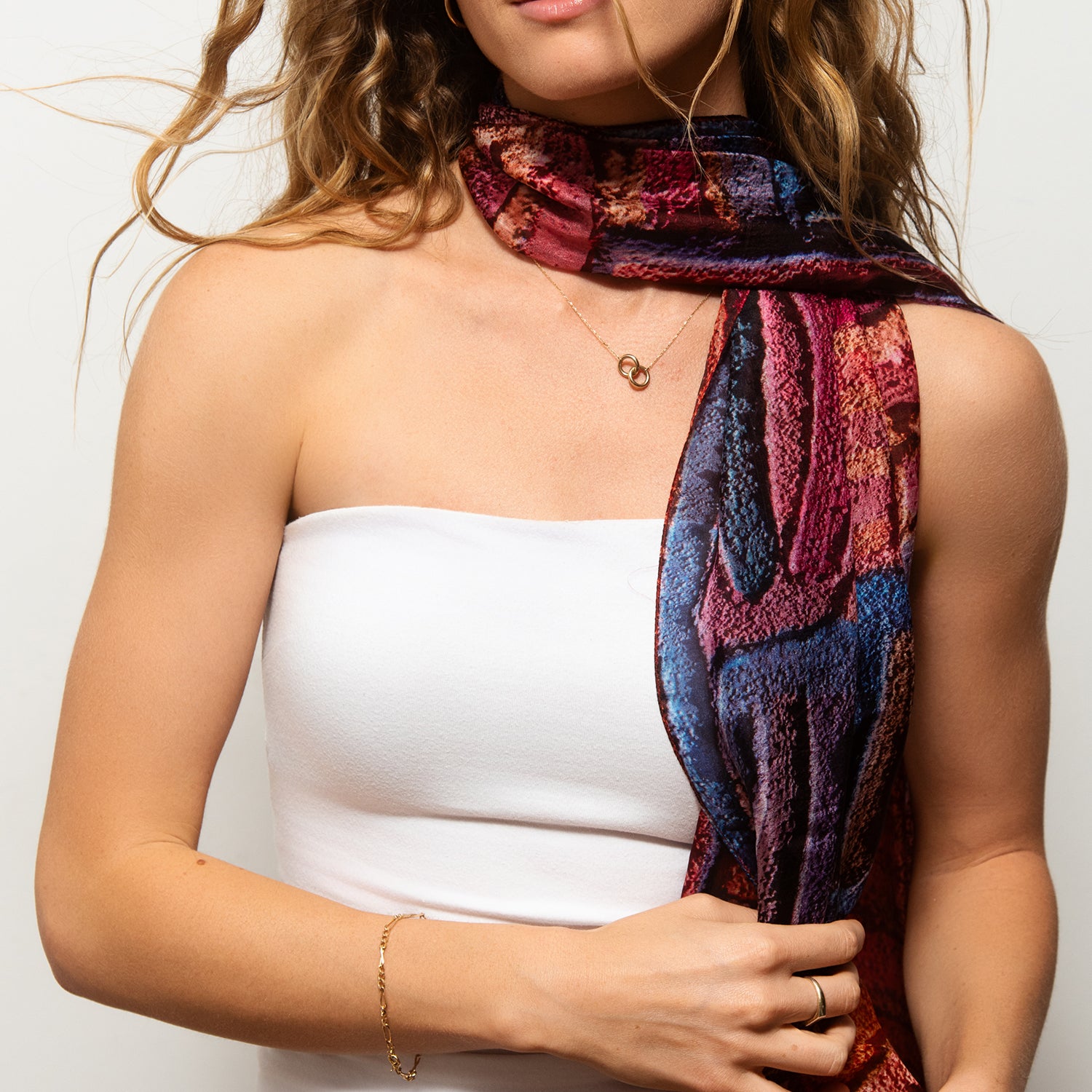 Pila Turr – Sunset Silk Scarf