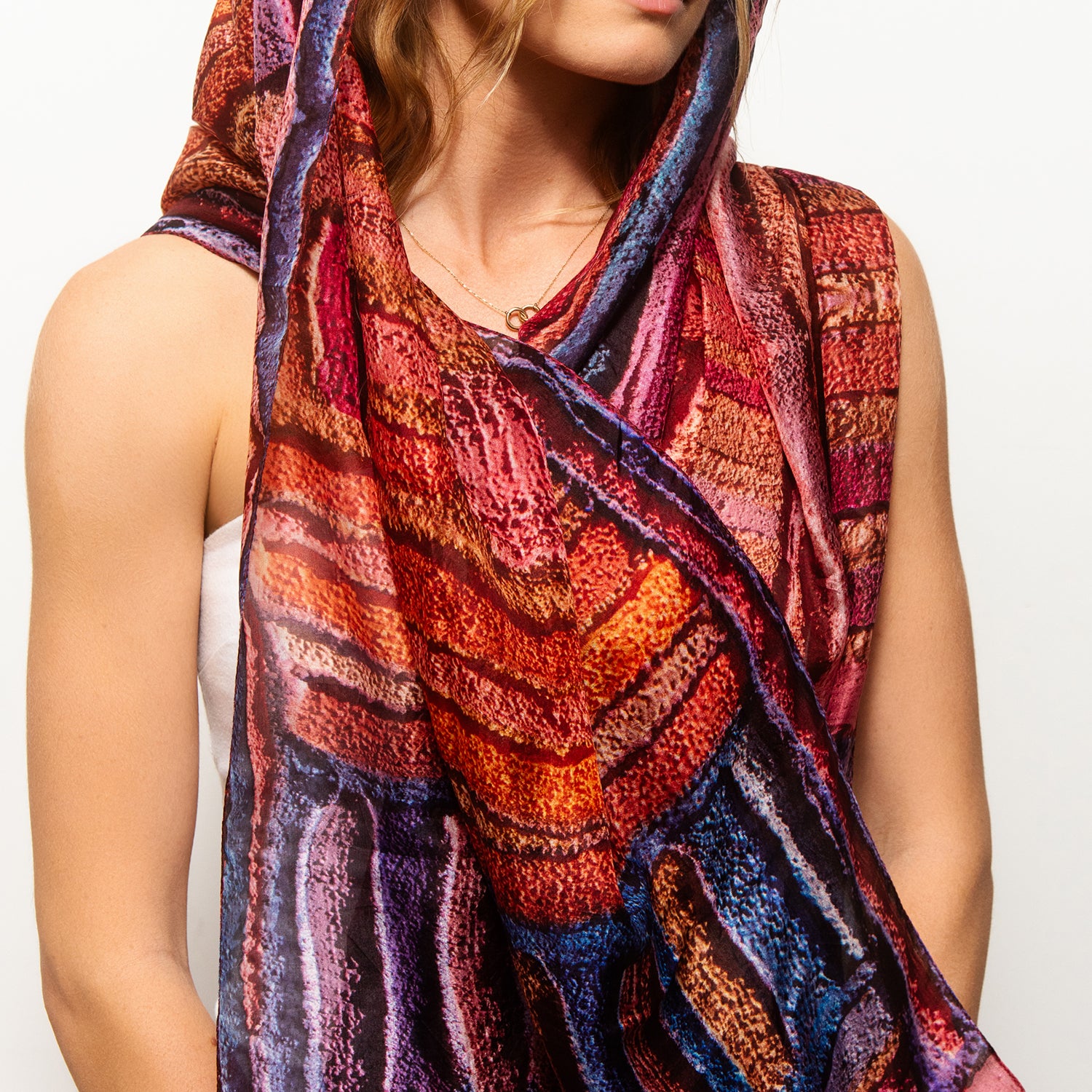 Pila Turr – Sunset Silk Scarf