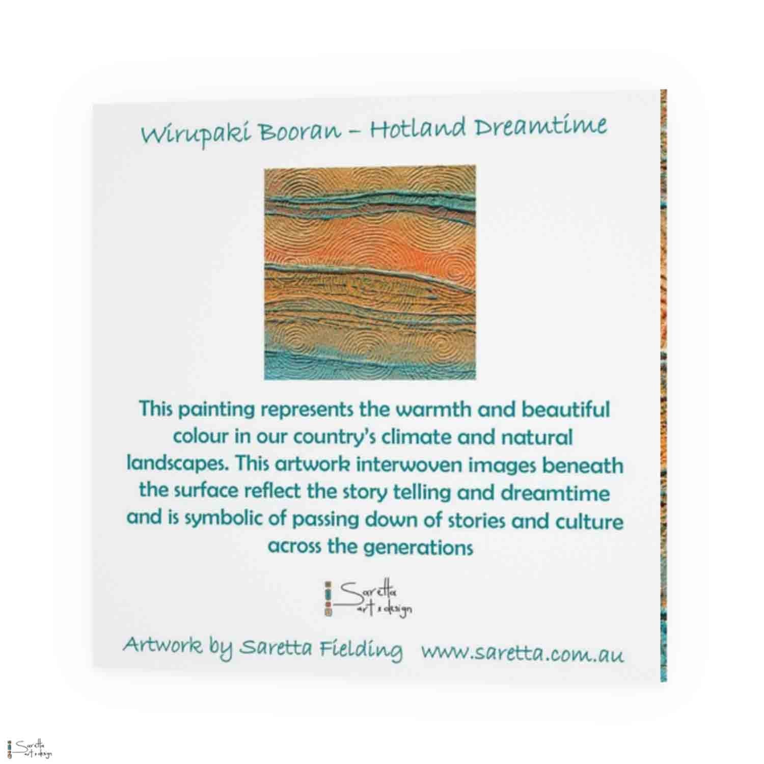 Greeting Card - Wirupaki Booran – Hotland Dreamtime