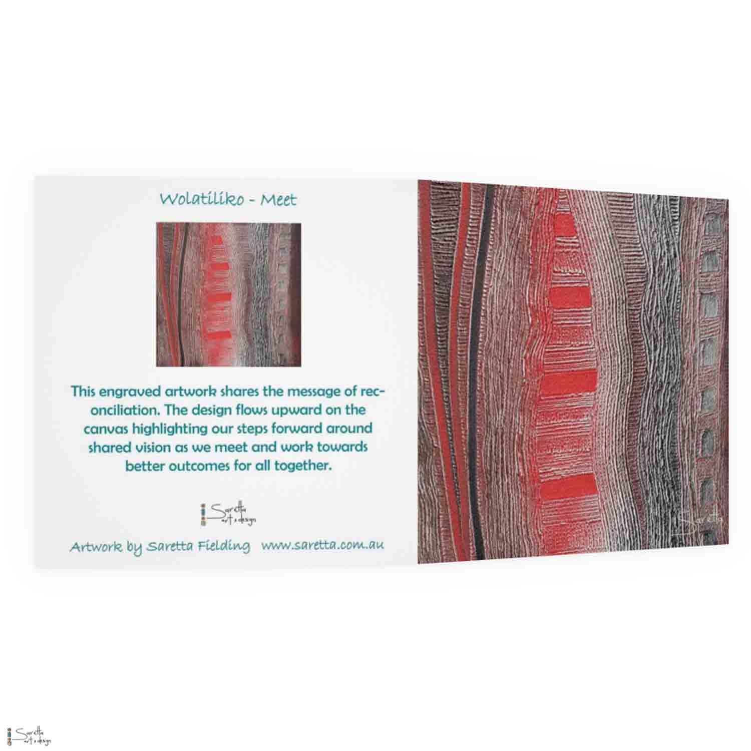 Greeting Card - Wolatiliko – Meet