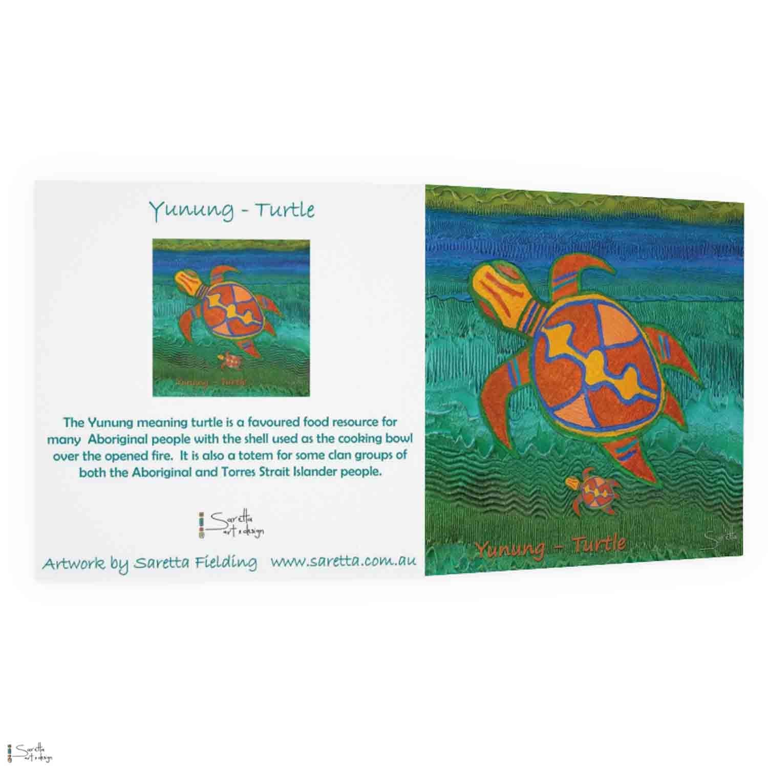 Greeting Card - Yunung - Turtle