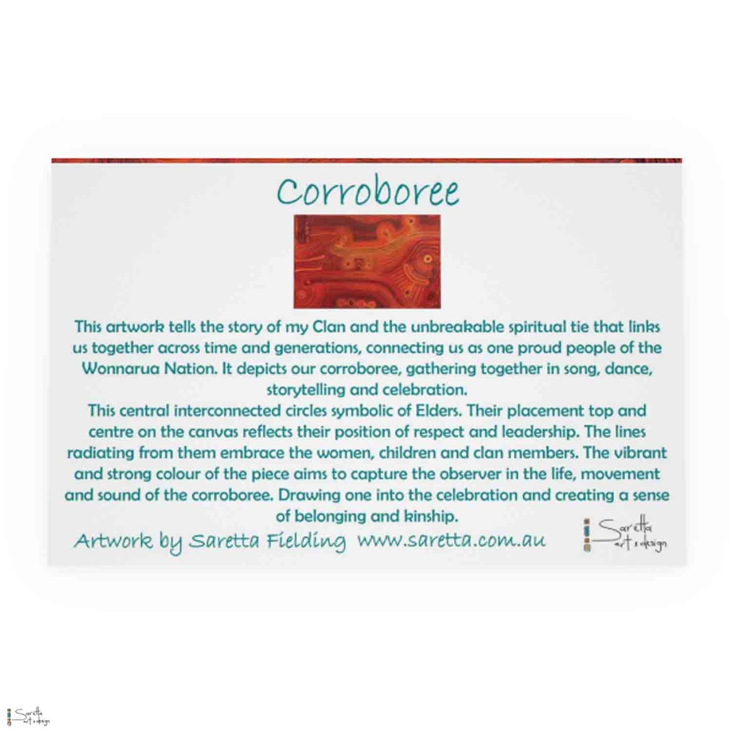 Greeting Card - CORROBOREE