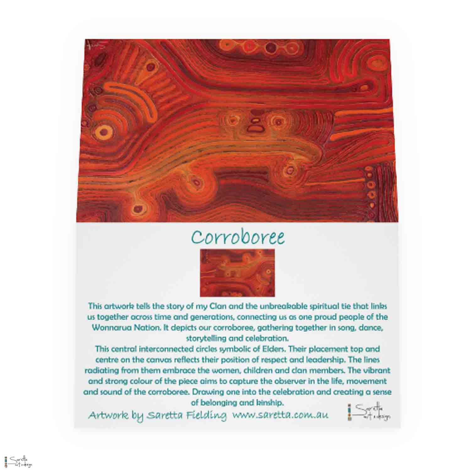 Greeting Card - CORROBOREE