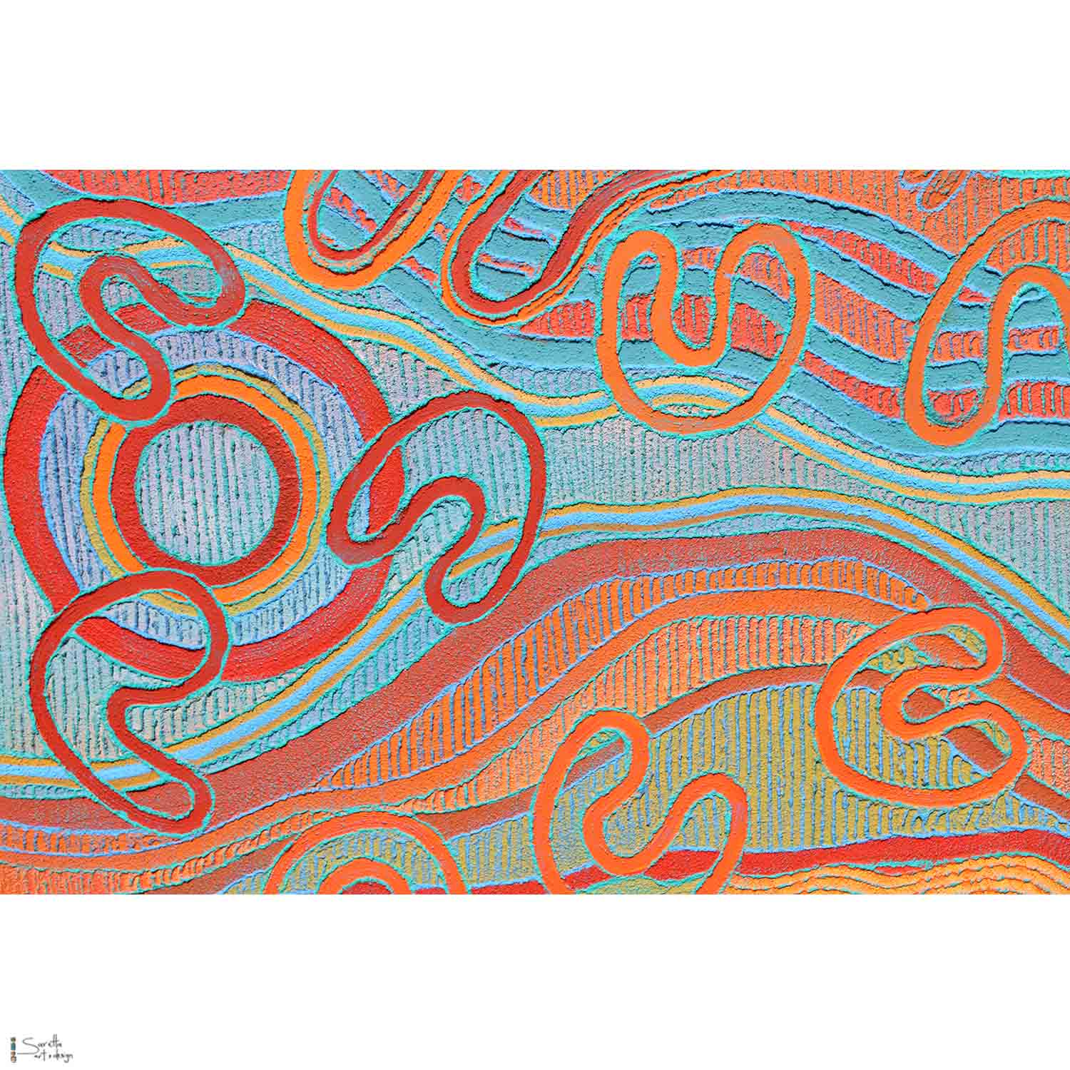 Wonnarua Corroboree - Maitland Library - Saretta Art & Design