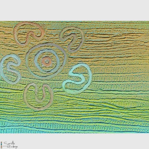 Wollombi - Meeting place of the waters series 3 - Saretta Art & Design