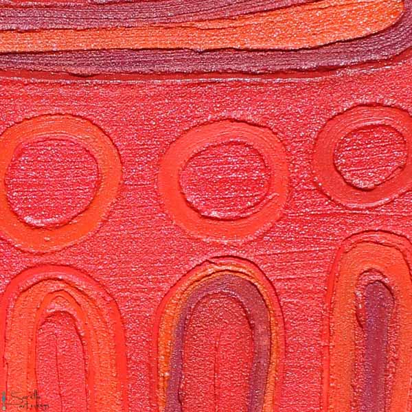 Kopara – Red Ochre series 2 - Saretta Art & Design