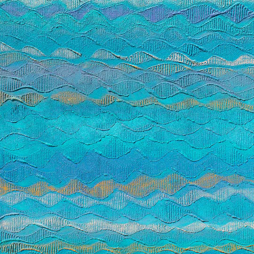 close up of Middens artwork by Saretta