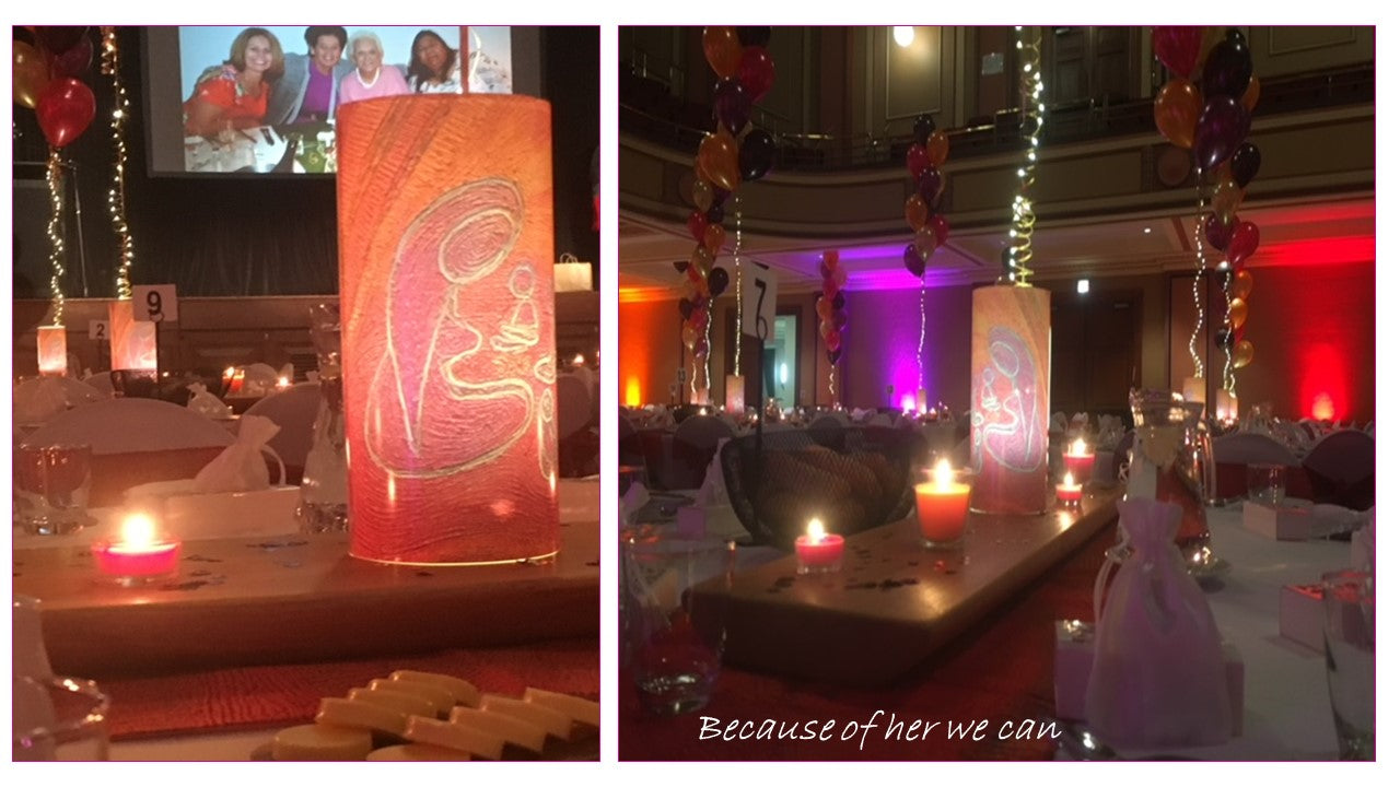 Canvas Print - Because of Her We Can - Saretta Art & Design