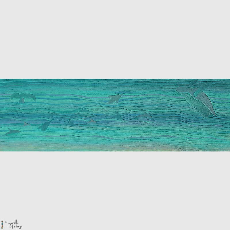 Canvas Print - Durrungan Parai, Whale Country - Saretta Art & Design