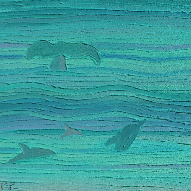 Canvas Print - Durrungan Parai, Whale Country - Saretta Art & Design