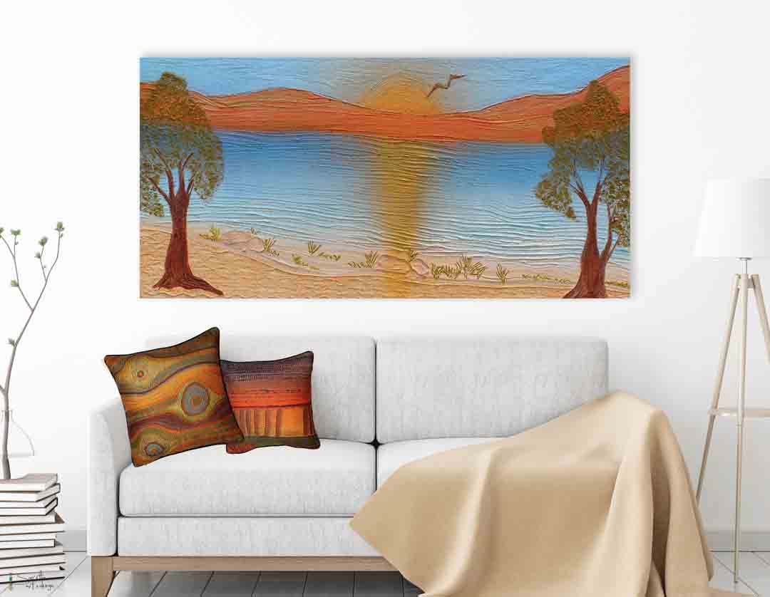 Kunta Nikinpa – Place of Lake Macquarie - Saretta Art & Design