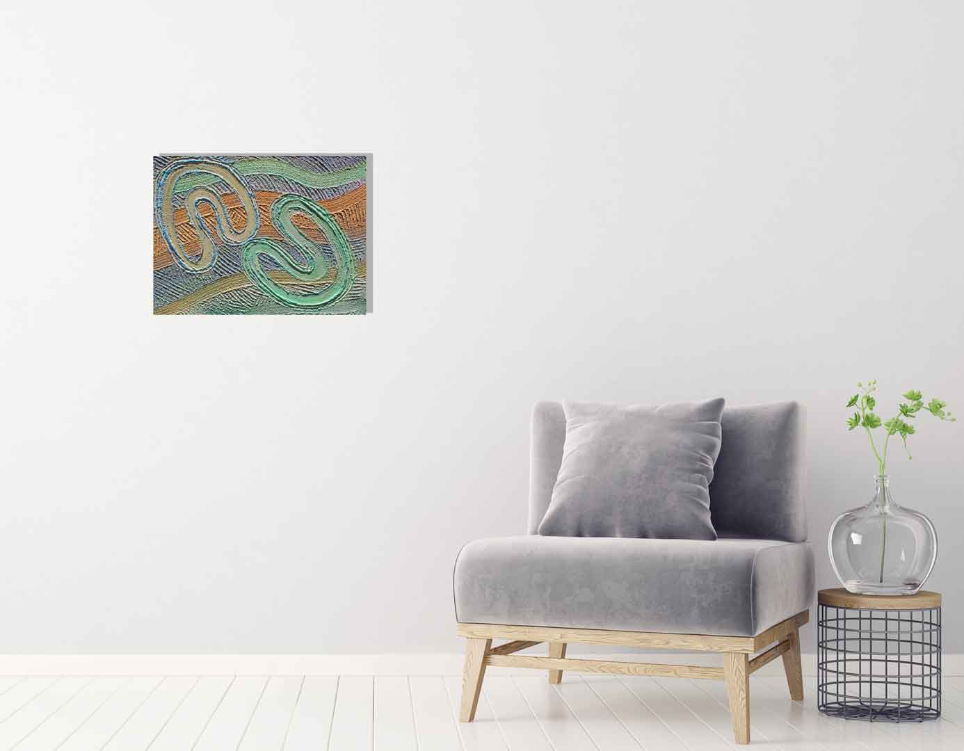 Canvas Print - Ceremony series 2 - Saretta Art & Design