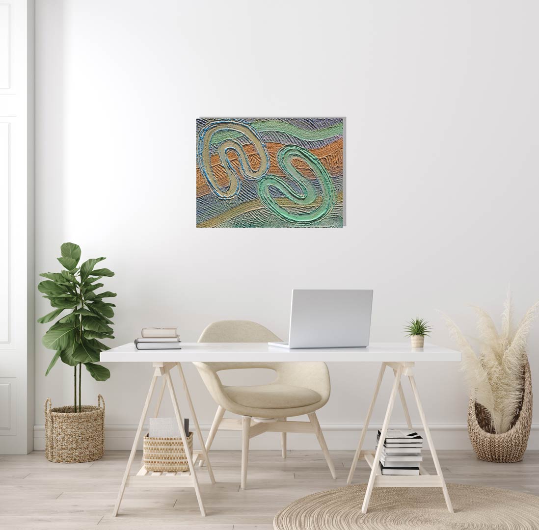 Canvas Print - Ceremony series 2 - Saretta Art & Design