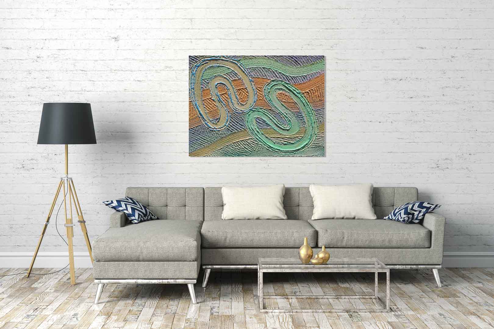 Canvas Print - Ceremony series 2 - Saretta Art & Design