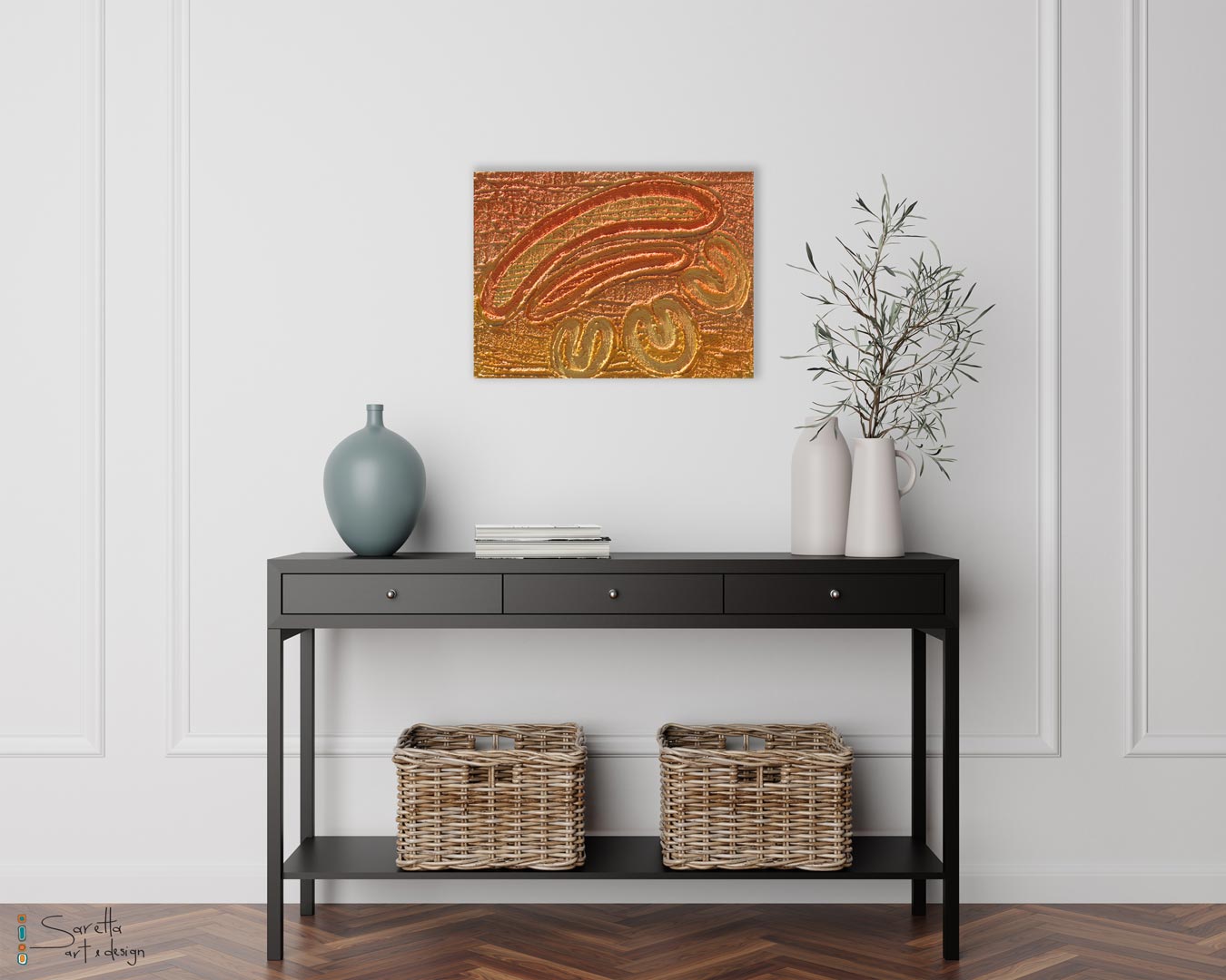 insitu Canvas Print Ngoarokaleyn - Female Elder (teacher) by Saretta Fielding