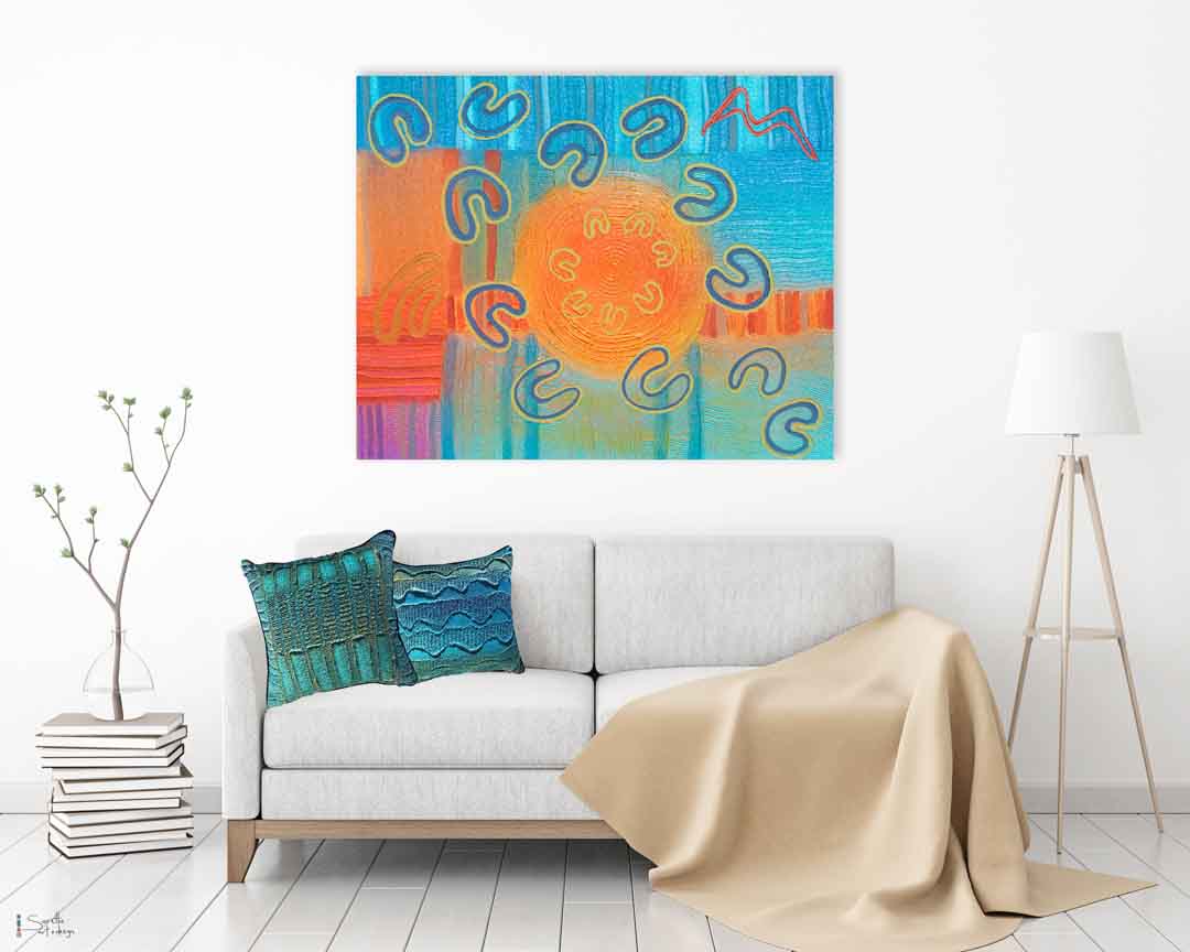 CAMHS Lake Macquarie, Woka Malang – Upward Together - Saretta Art & Design