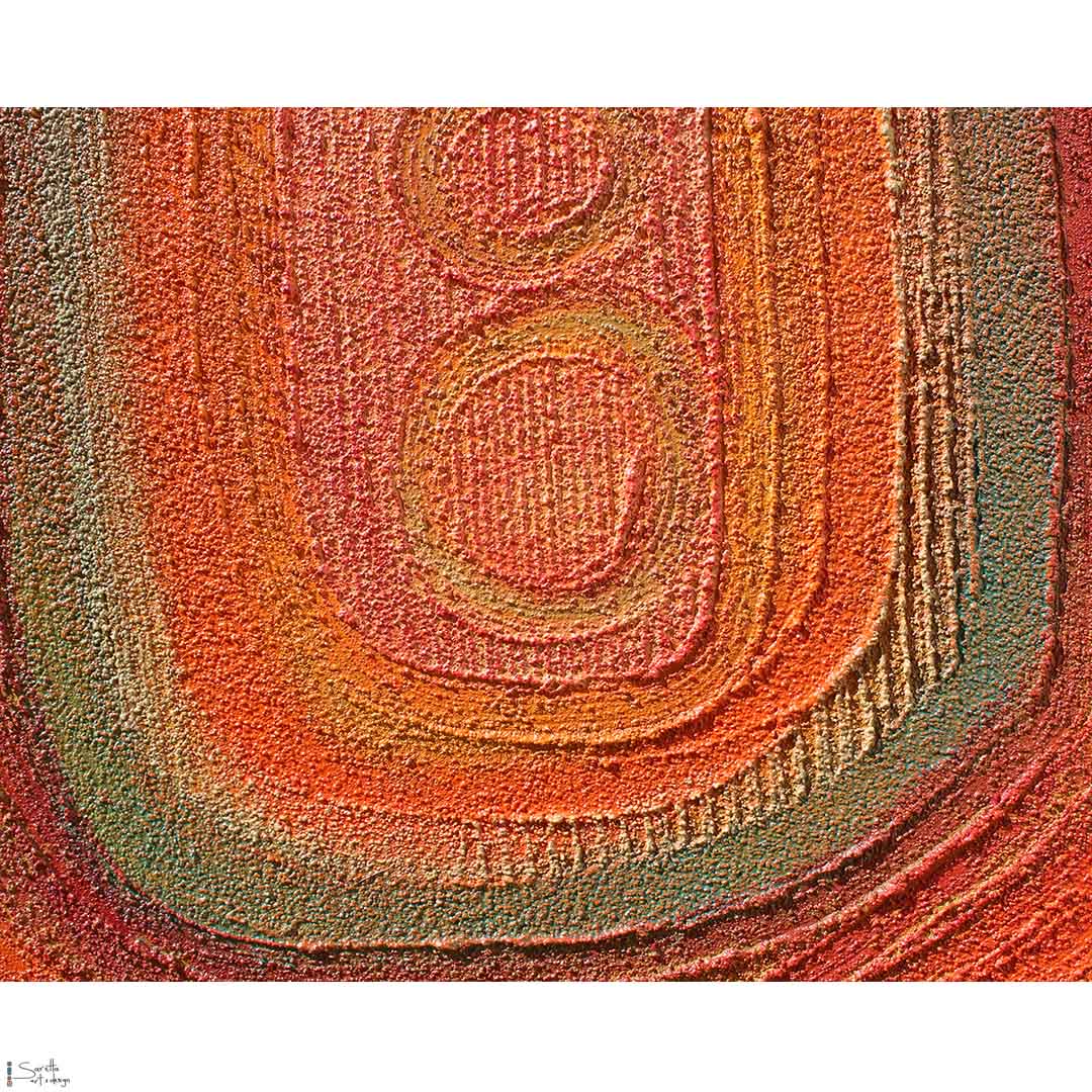 close up of Generations series 18 artwork by Saretta