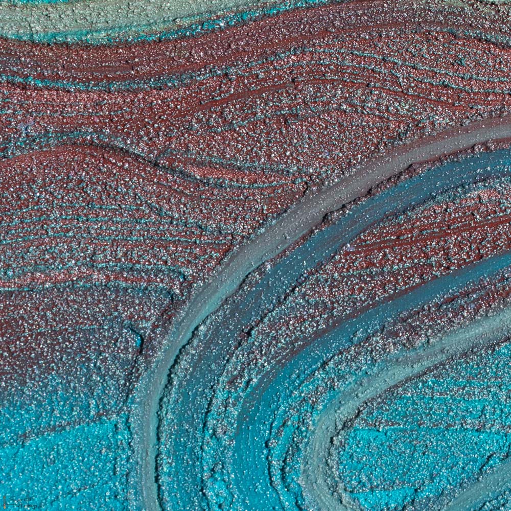 close up of Binhgai - Brothers Aboriginal artwork by Saretta