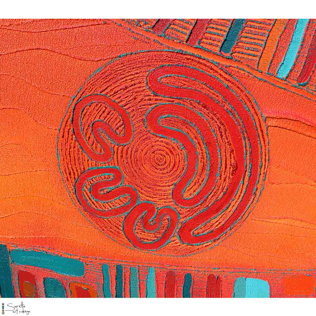 Systra Scott Lister, Uwaliko Mariyang Malang Moving Forward Together - Saretta Art & Design