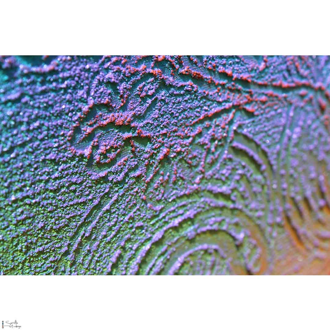 Close up of Malang Wakool - Together as one Original artwork by Saretta Fielding