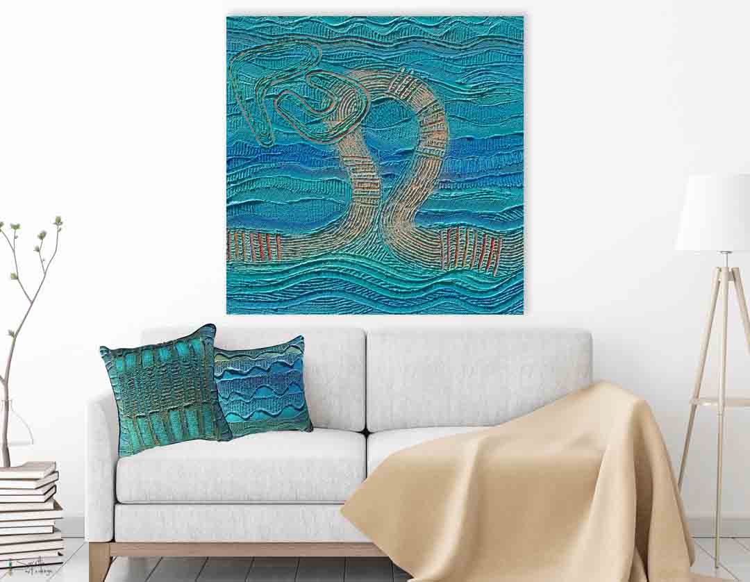 Koyiyoong Kaling – Home by the Water - Saretta Art & Design