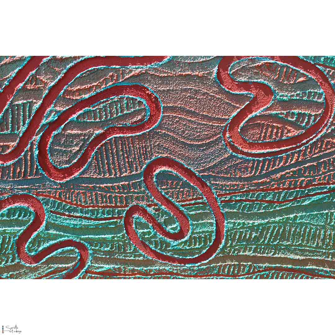 Ngoarokaleyn - Female Elder (teacher) series 2 - Saretta Art & Design