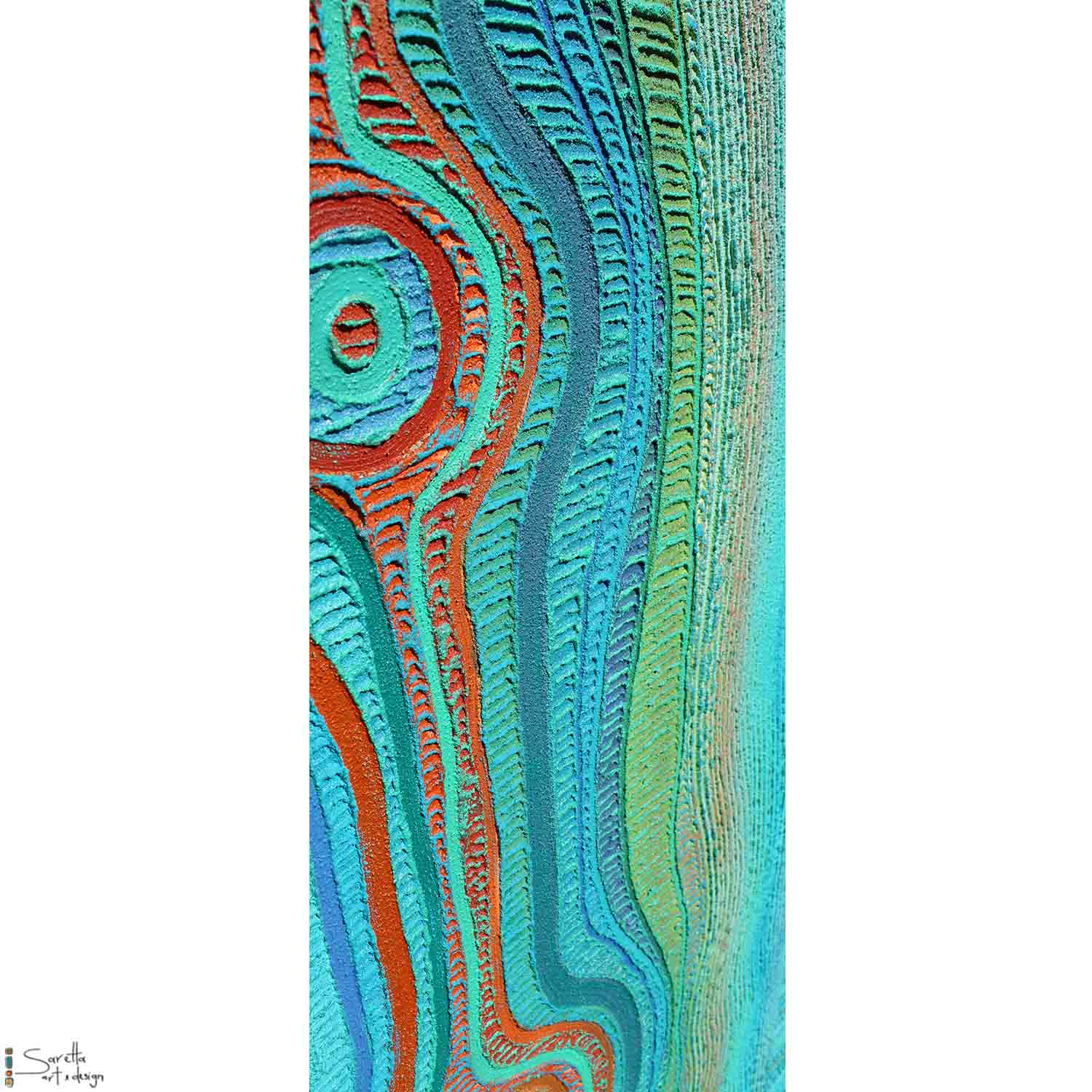 Kurang kokowin - Bush by the Water - Saretta Art & Design
