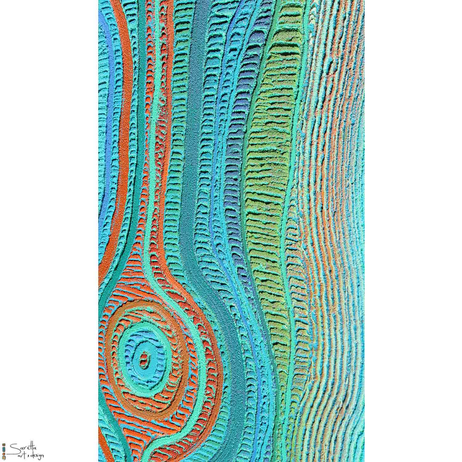 Kurang kokowin - Bush by the Water - Saretta Art & Design