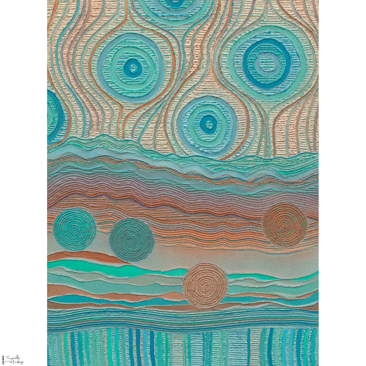 Wakool Katowa Parai – One with Country - Saretta Art & Design