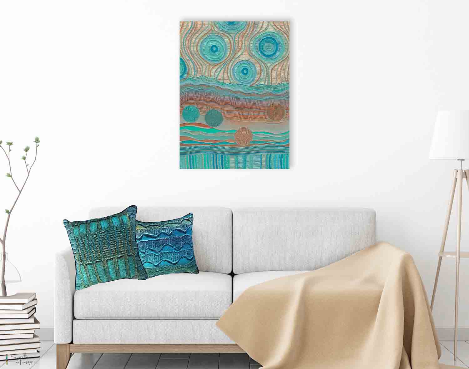 Wakool Katowa Parai – One with Country - Saretta Art & Design
