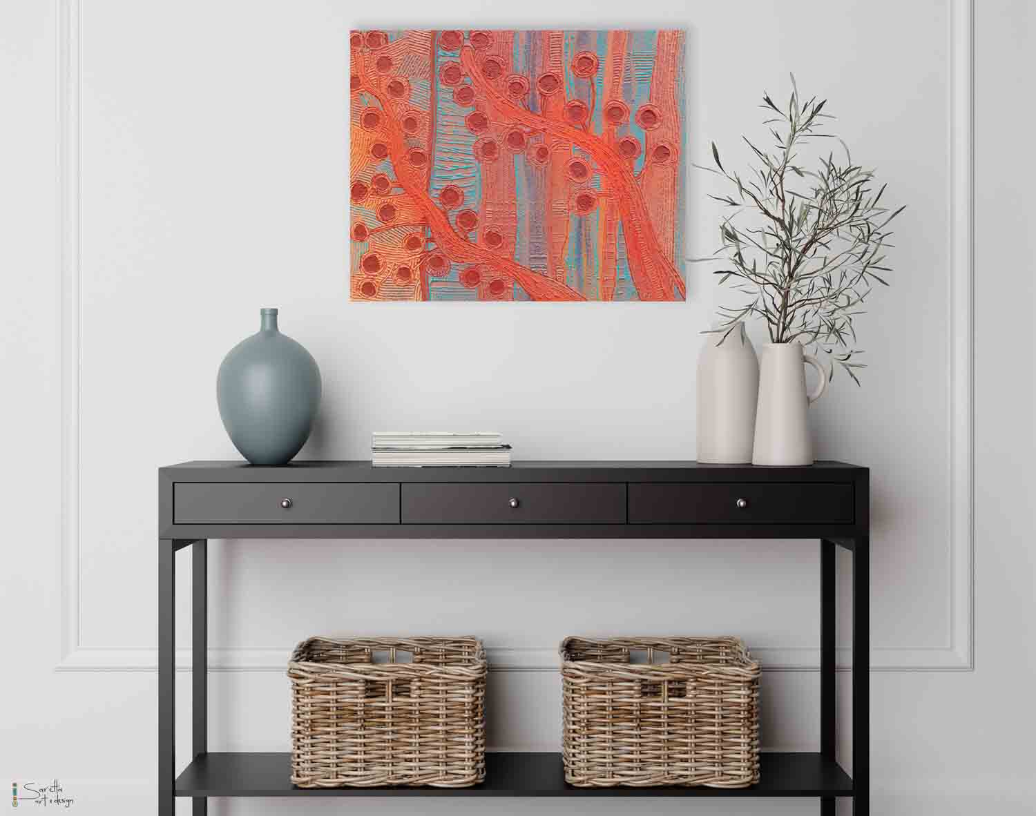 Kanto Yapung - Bush Tucker (medicine) pathway - Saretta Art & Design