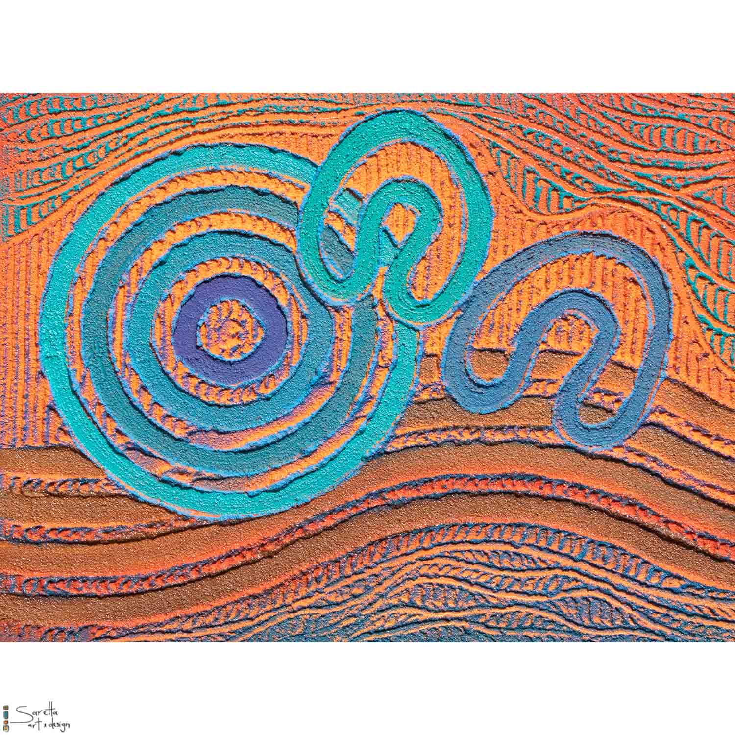 People of the Hills and Plains - Saretta Art & Design