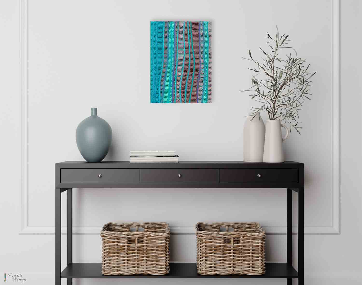 Bantimiti - Message Stick series 17 - Saretta Art & Design