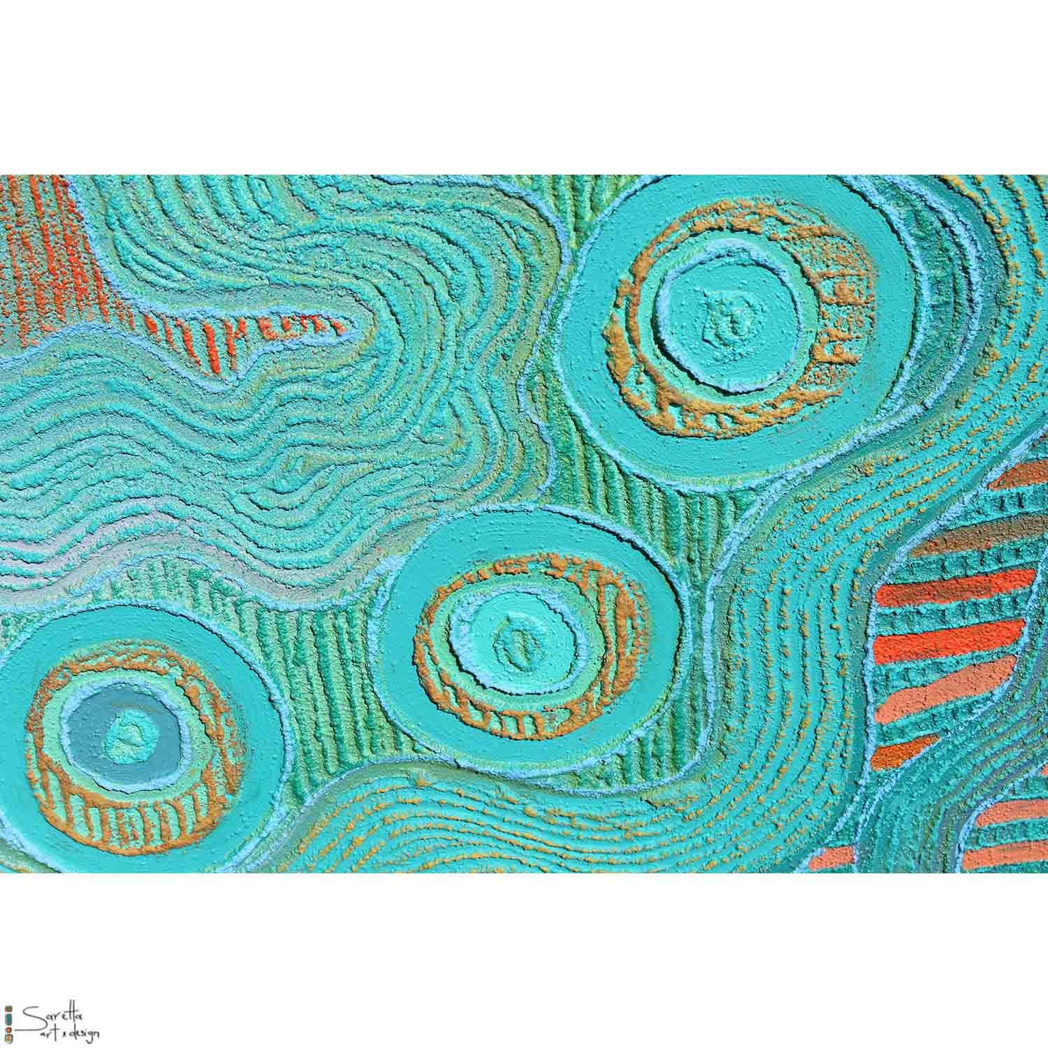 Kaling Yapung - Waterways - Saretta Art & Design