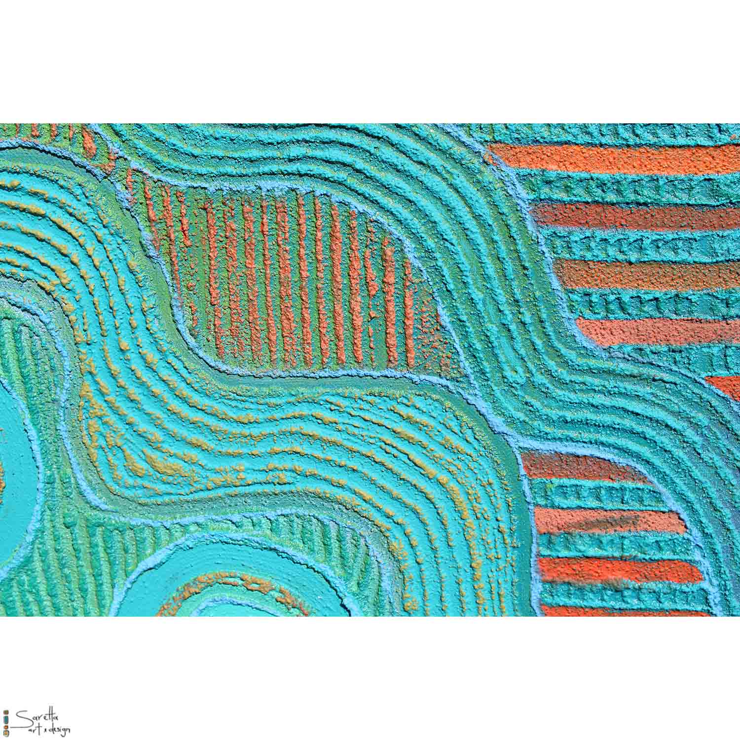 Kaling Yapung - Waterways - Saretta Art & Design