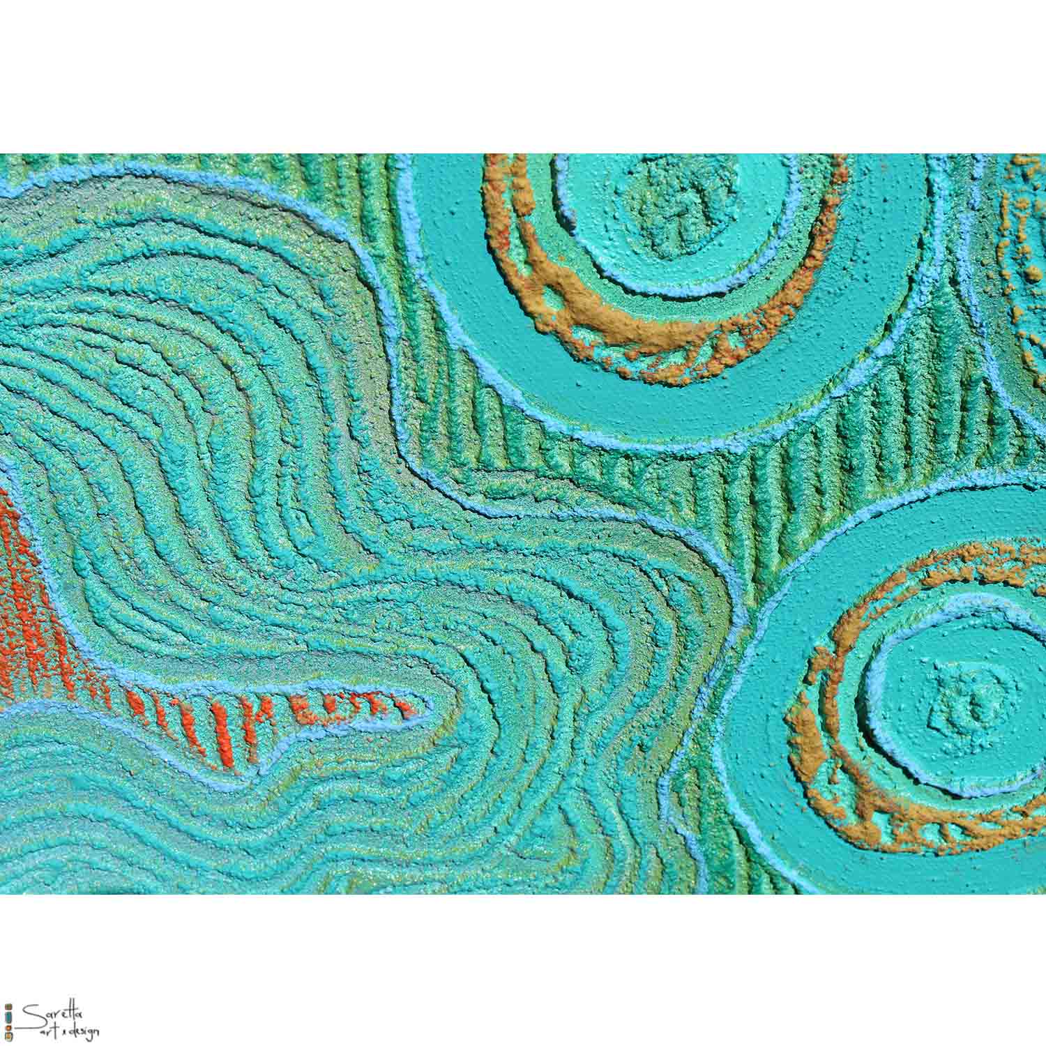 Kaling Yapung - Waterways - Saretta Art & Design